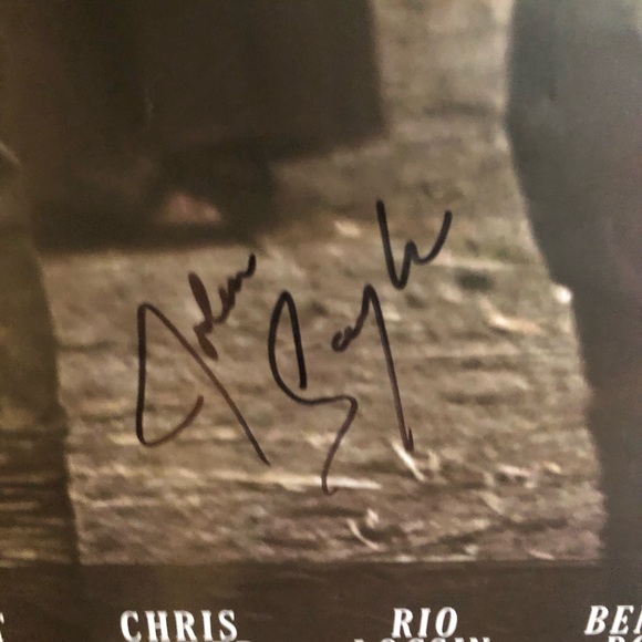 Amigo signed movie poster 39x27  signed by John Sayles rare find - Picture 2 of 3